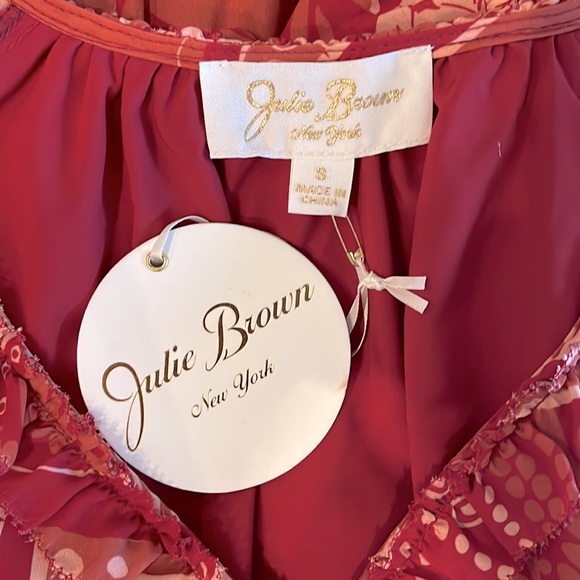 Julie Brown NYC Red Seville Mackenzie Dress Small - Picture 11 of 11